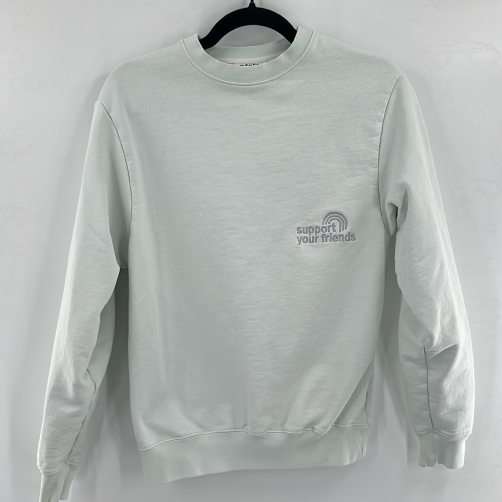 KROST Support Your Friends Sweatshirt‎  Mint Green Small
